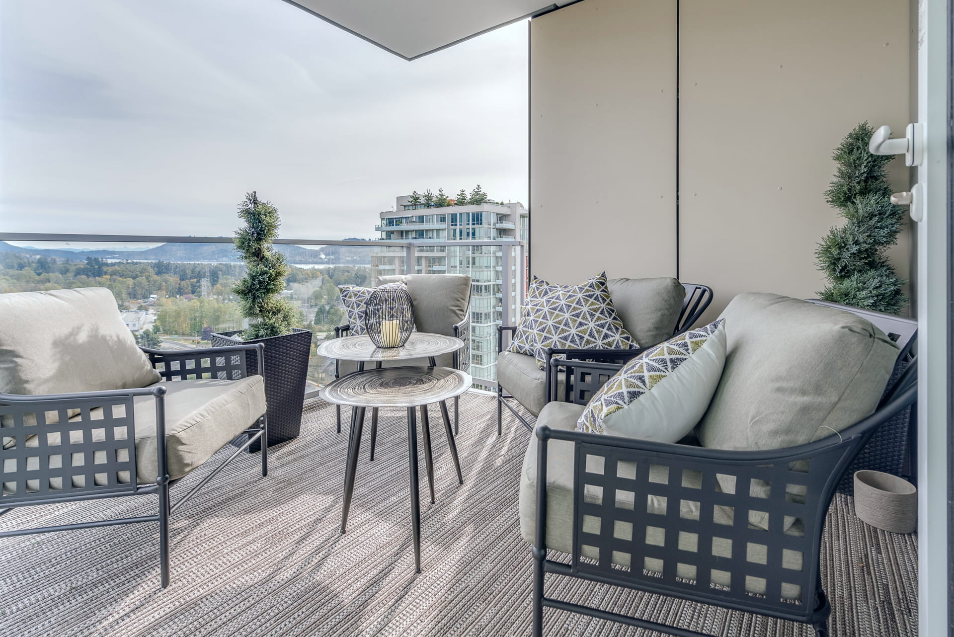 Patio in a North Vancouver Apartment